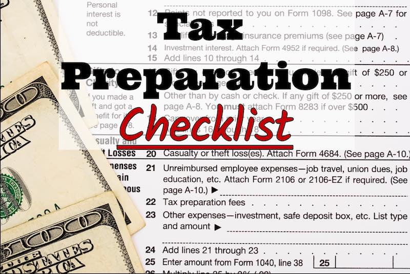 Hinckley Tax Service’s 2017 Tax Preparation Checklist